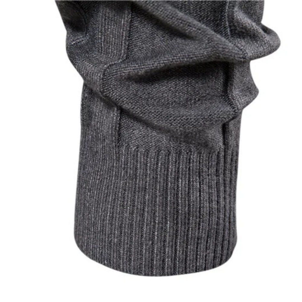 Men's Classic Ribbed Turtleneck Pullover