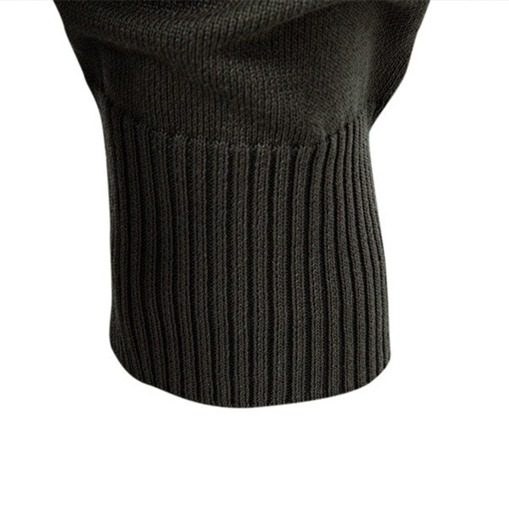Men's Textured Knit Polo Pullover