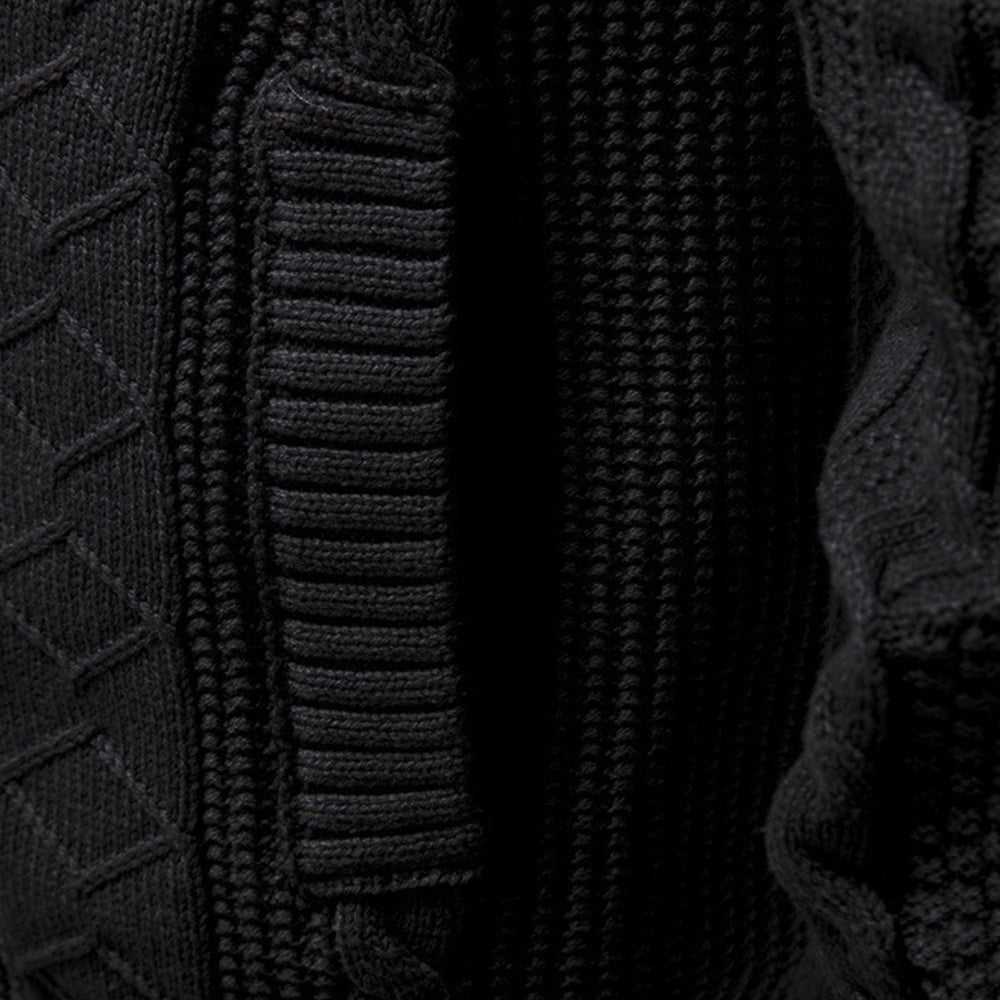 Men's Classic Full-Zip Cable Sweater