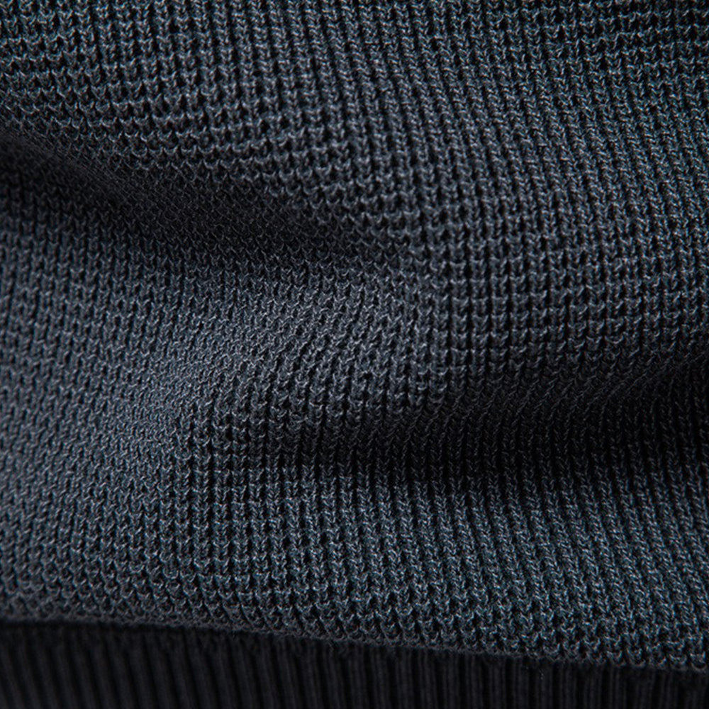 Men's Textured Crew Neck Knit Sweater
