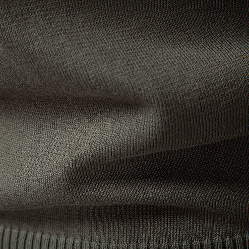 Men's Textured Knit Polo Pullover