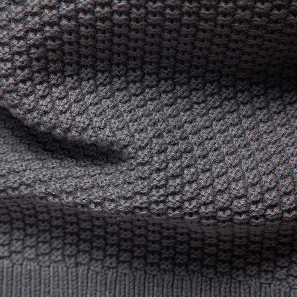 Men's Classic Full-Zip Cable Sweater