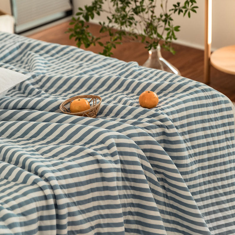 Cotton Striped Quilt