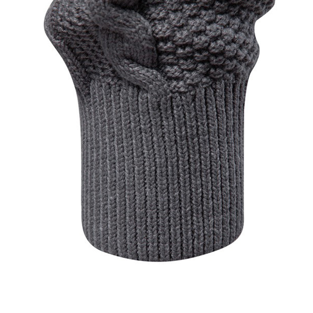 Men's Classic Full-Zip Cable Sweater
