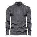 Men's Classic Ribbed Turtleneck Pullover